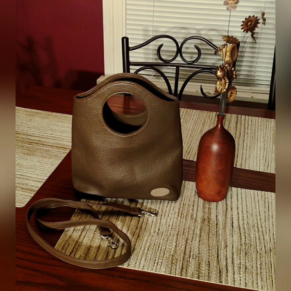 Candies dark taupe bag